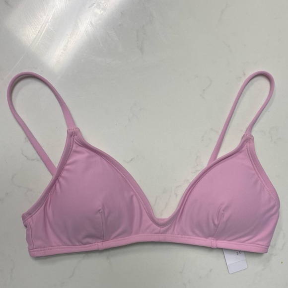 NWT J. Crew French Bikini Top, Pink - Picture 13 of 15